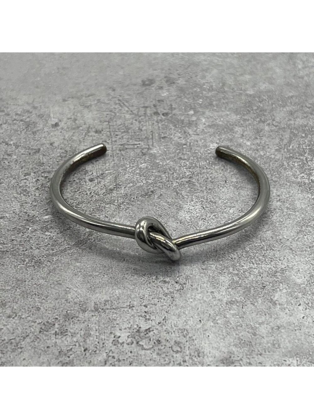 Celine Knot Extra Thin Bracelet Bangle Brass